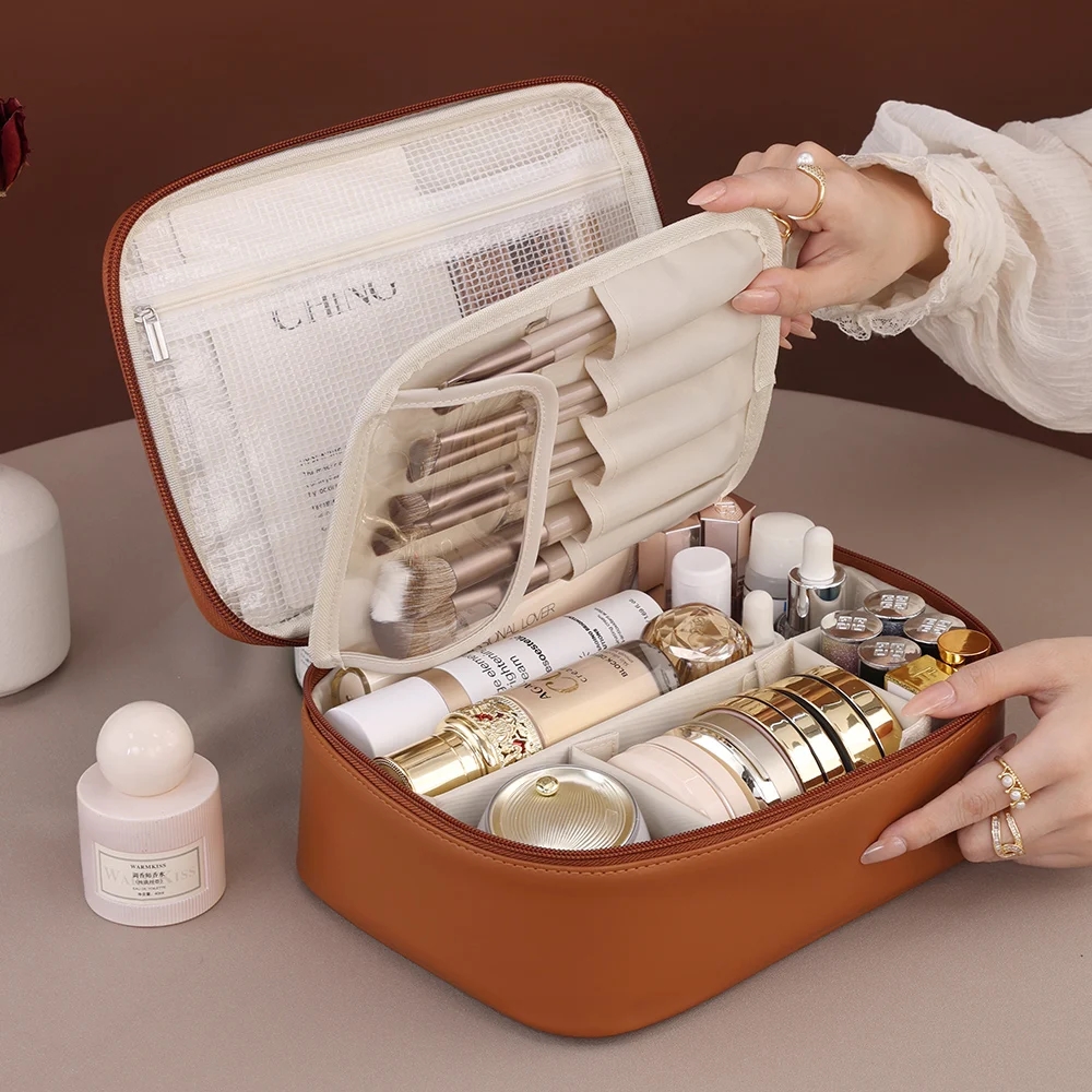 Luxury Skincare Samples - Large Capaci Women's Travel Essentials PU