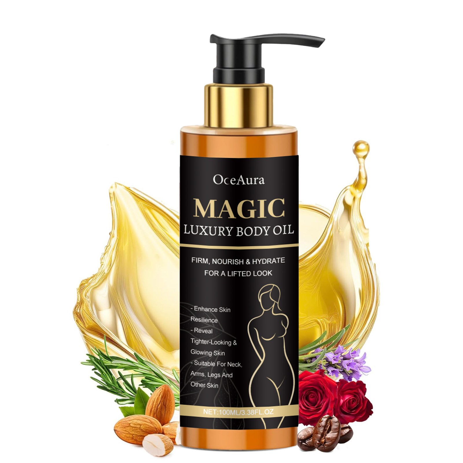 Luxury Glow Skincare - Luxury Firming Body Oil Lifting &