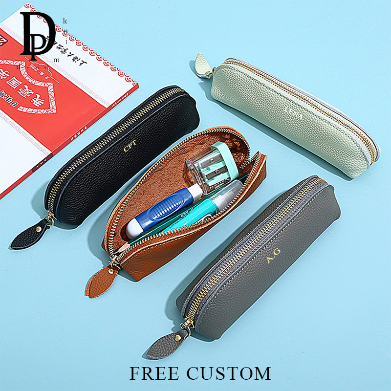Luxury Skincare Samples - Cowhide Luxury Business Pen Pouch Custom