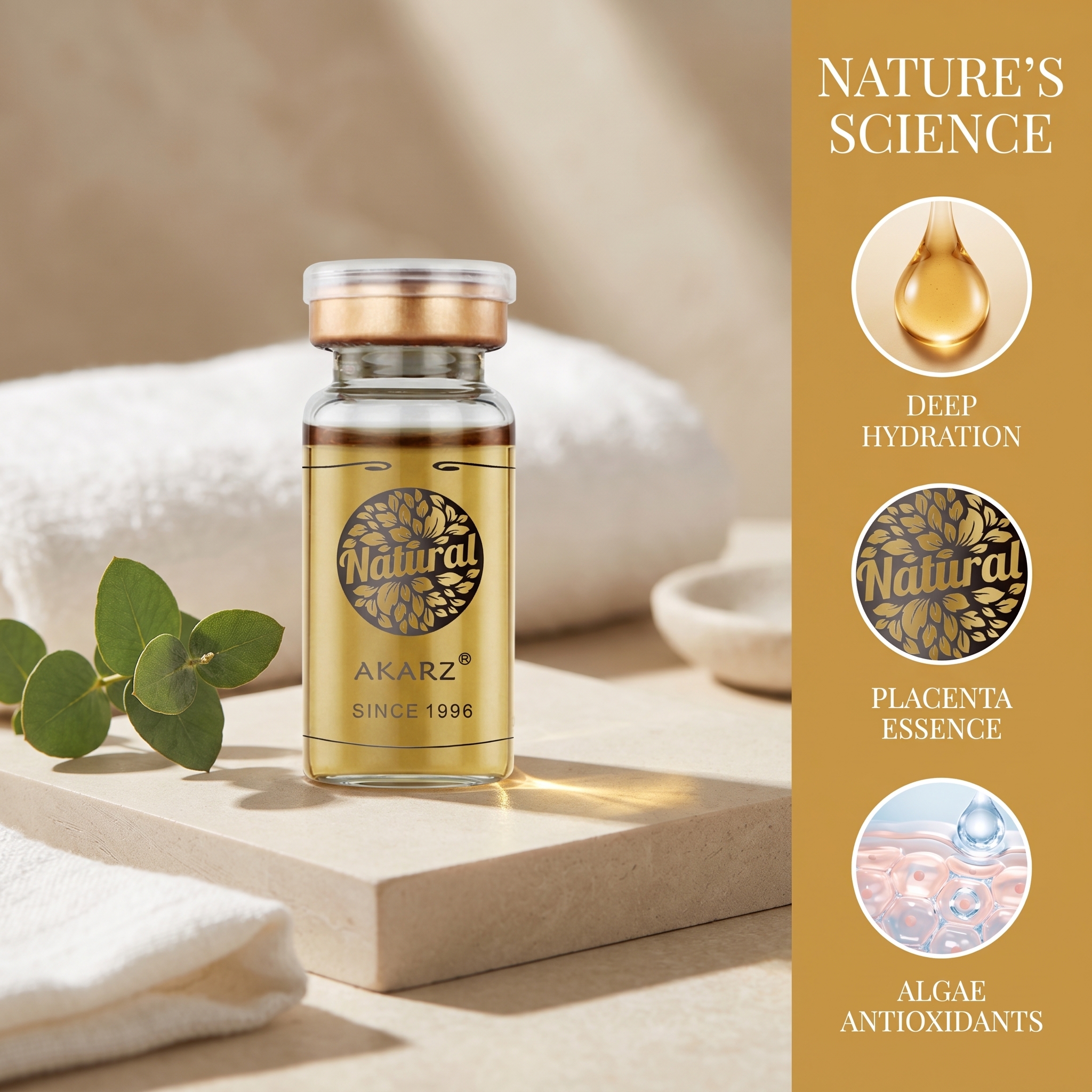 AKARZ Placenta Serum Moisturiz - Placenta Extract Serum のレビューと価格