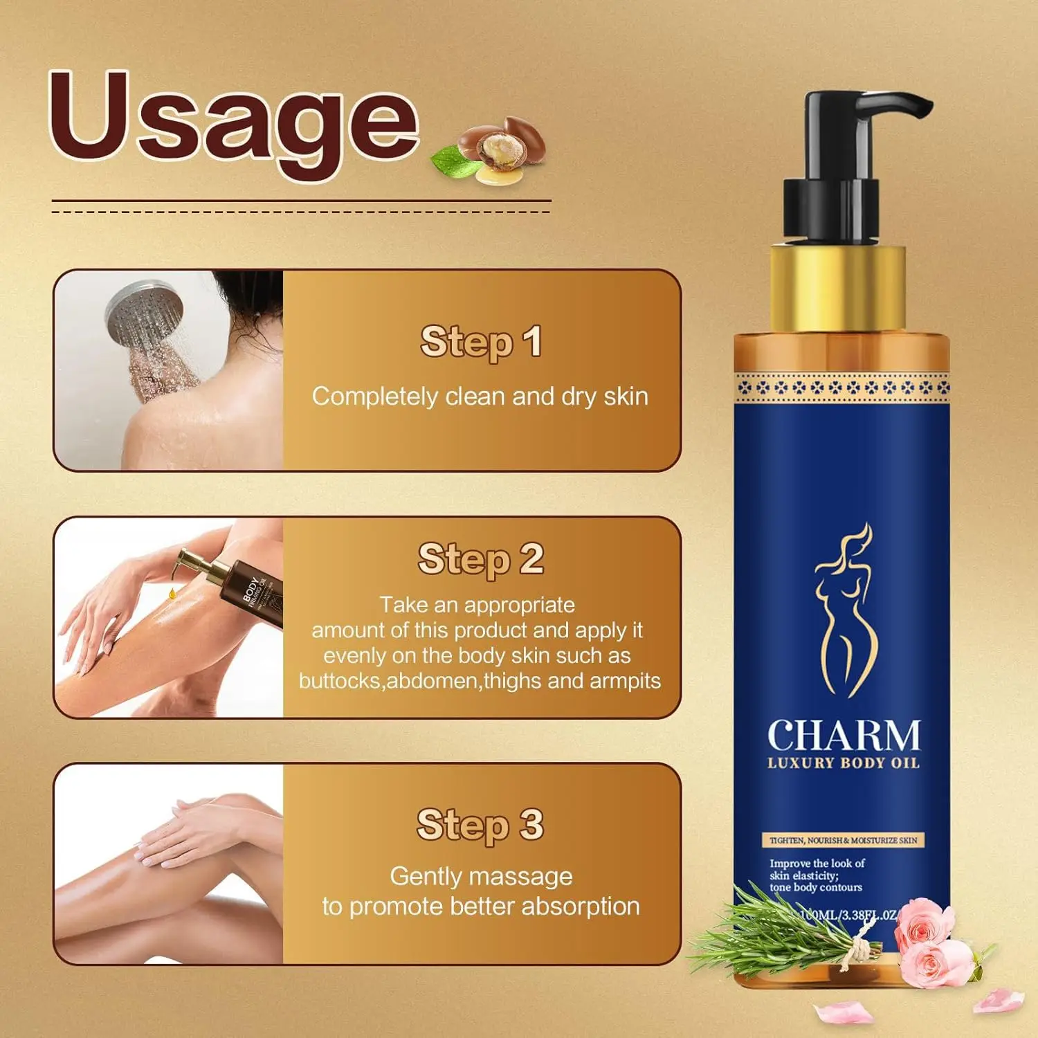 Firming Body Oil Luxury Body O - Luxury Skincare Line のレビューと価格