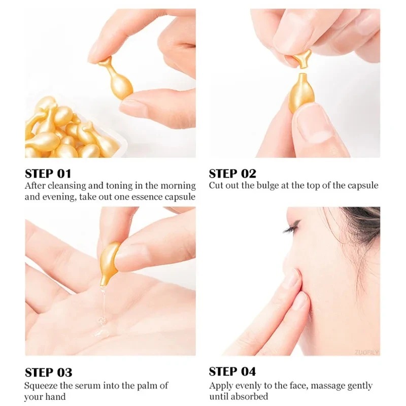 50PCS Face Serum Hyaluronic Ac - Placenta Extract Serum のレビューと価格