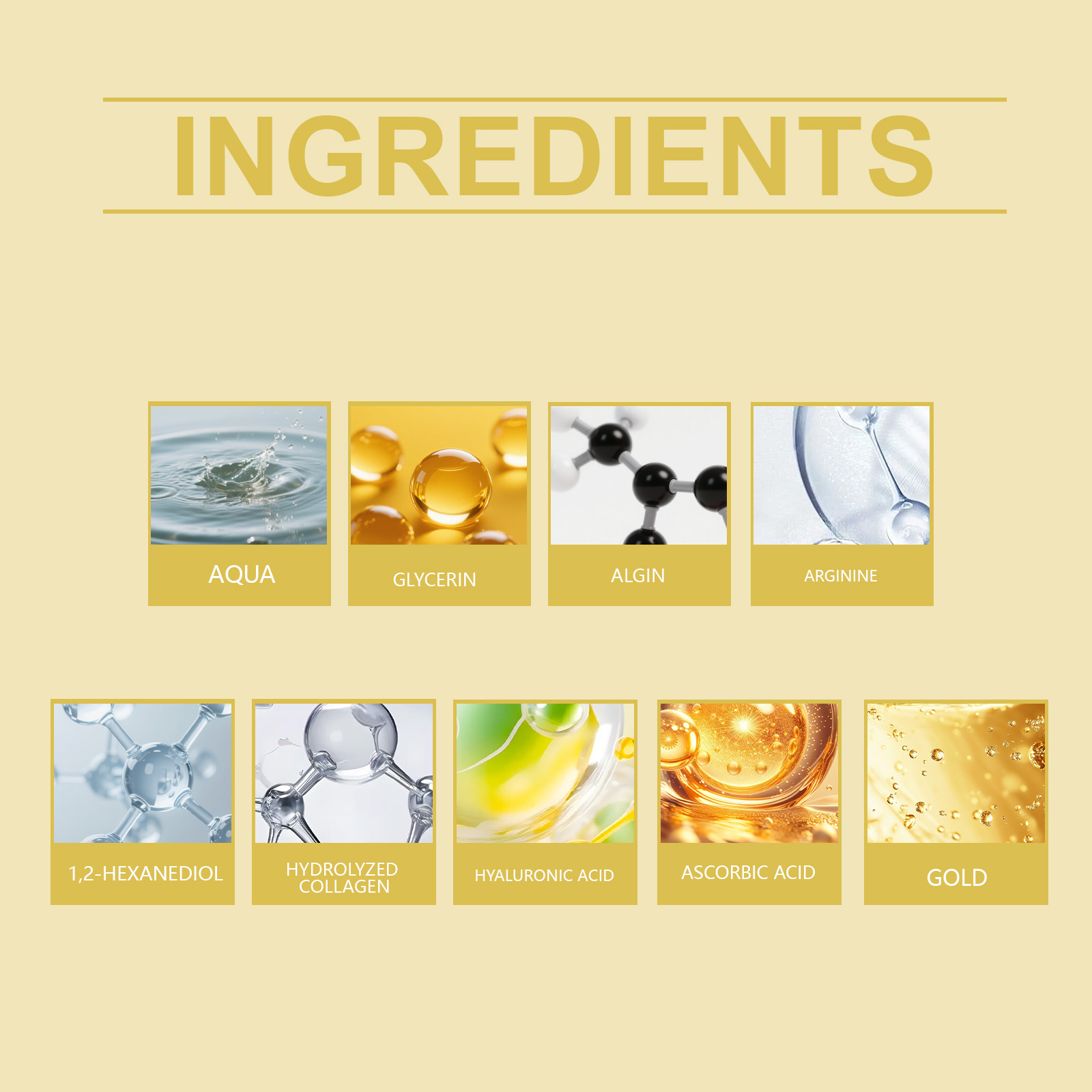 Moisturizing Repairing 24k Gol - Luxury Skincare Mask のレビューと価格