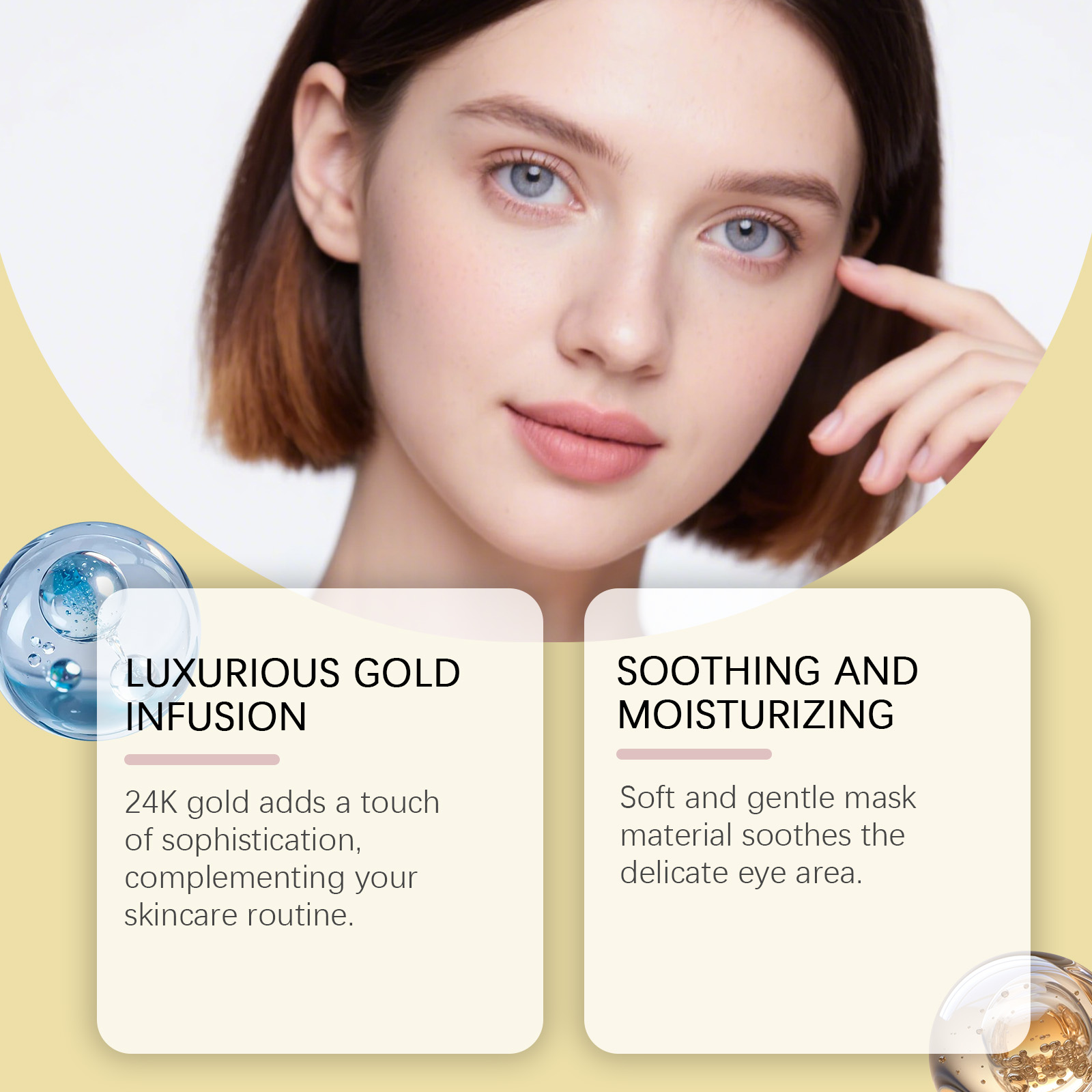 Moisturizing Repairing 24k Gol - Luxury Skincare Mask のレビューと価格