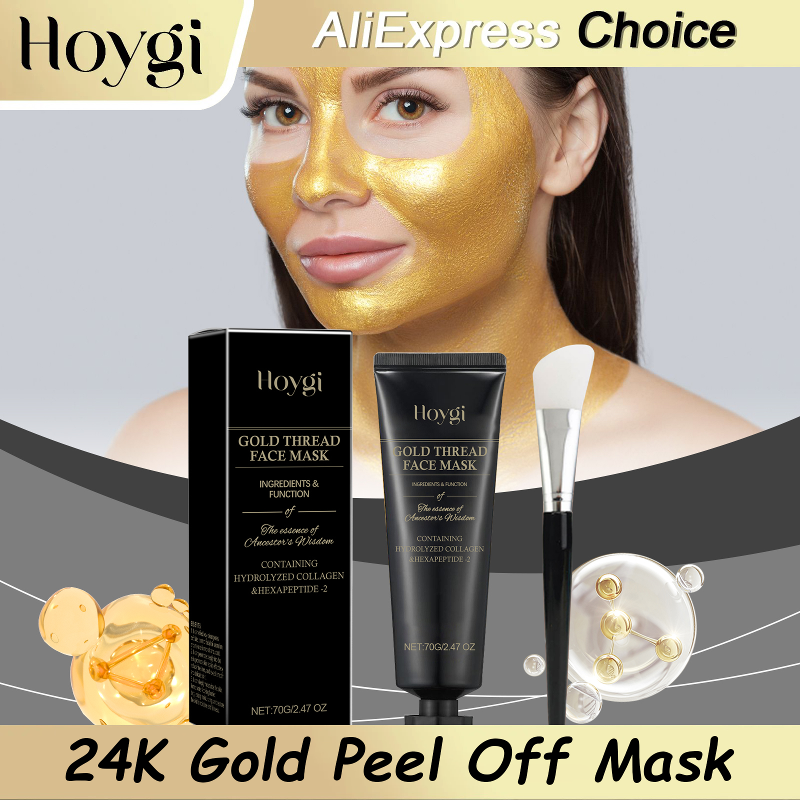 HOYGI 24K Gold Peeling Face Ma - Luxury Skincare Mask のレビューと価格