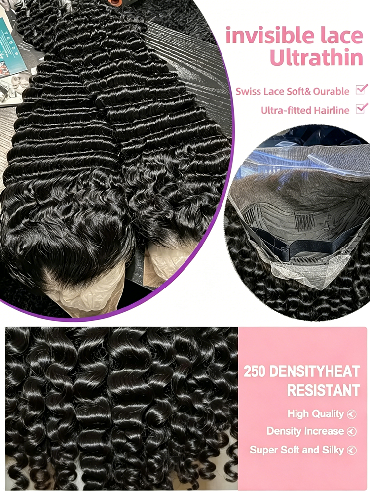 13x6 HD Loose Deep Wave Lace F - Luxury Skincare Line のレビューと価格