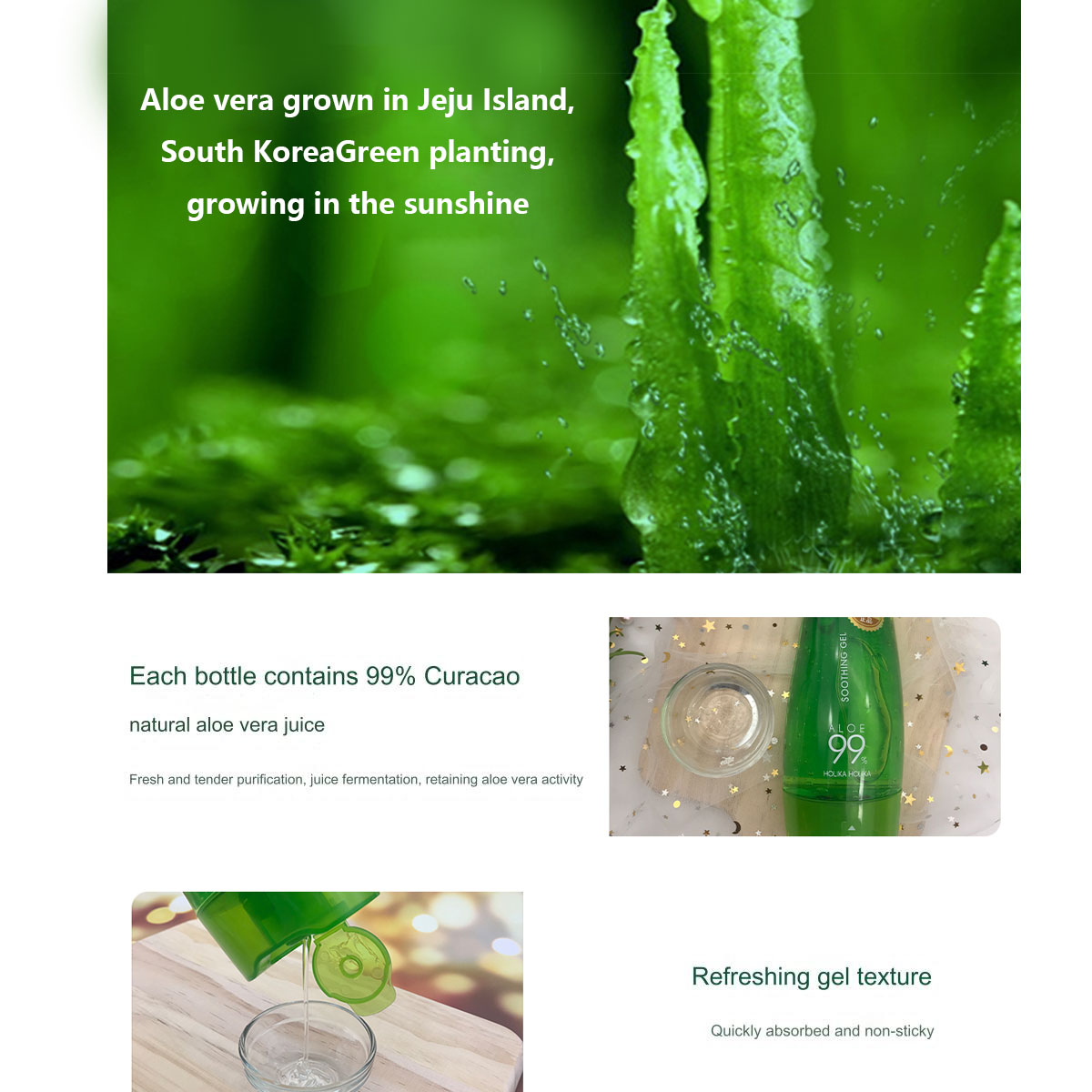 HOLIKA HOLIKA Aloe Soothing Ge - Luxury Skincare Korea のレビューと価格