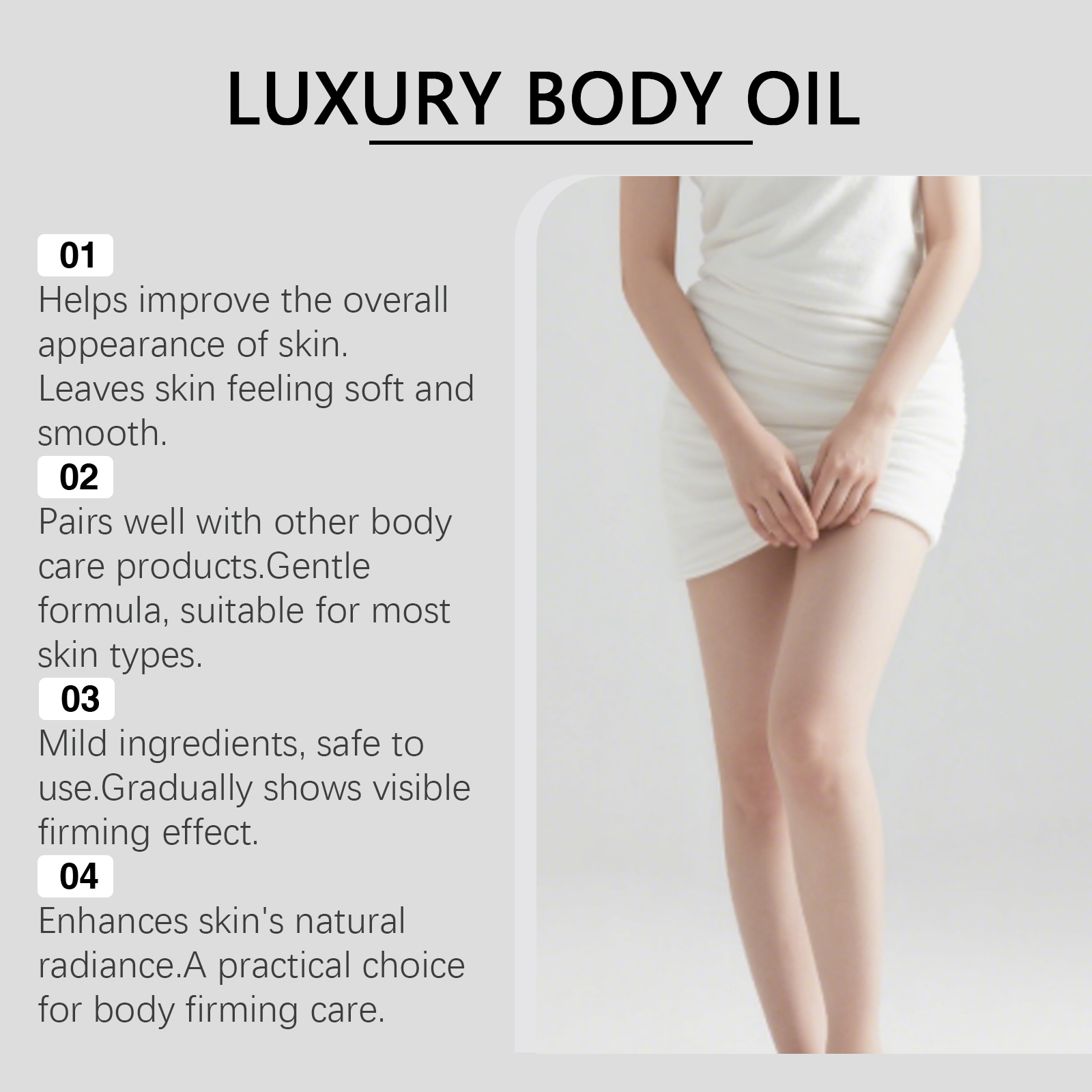 Luxury  Firming Body Oil Lifti - Luxury Glow Skincare のレビューと価格