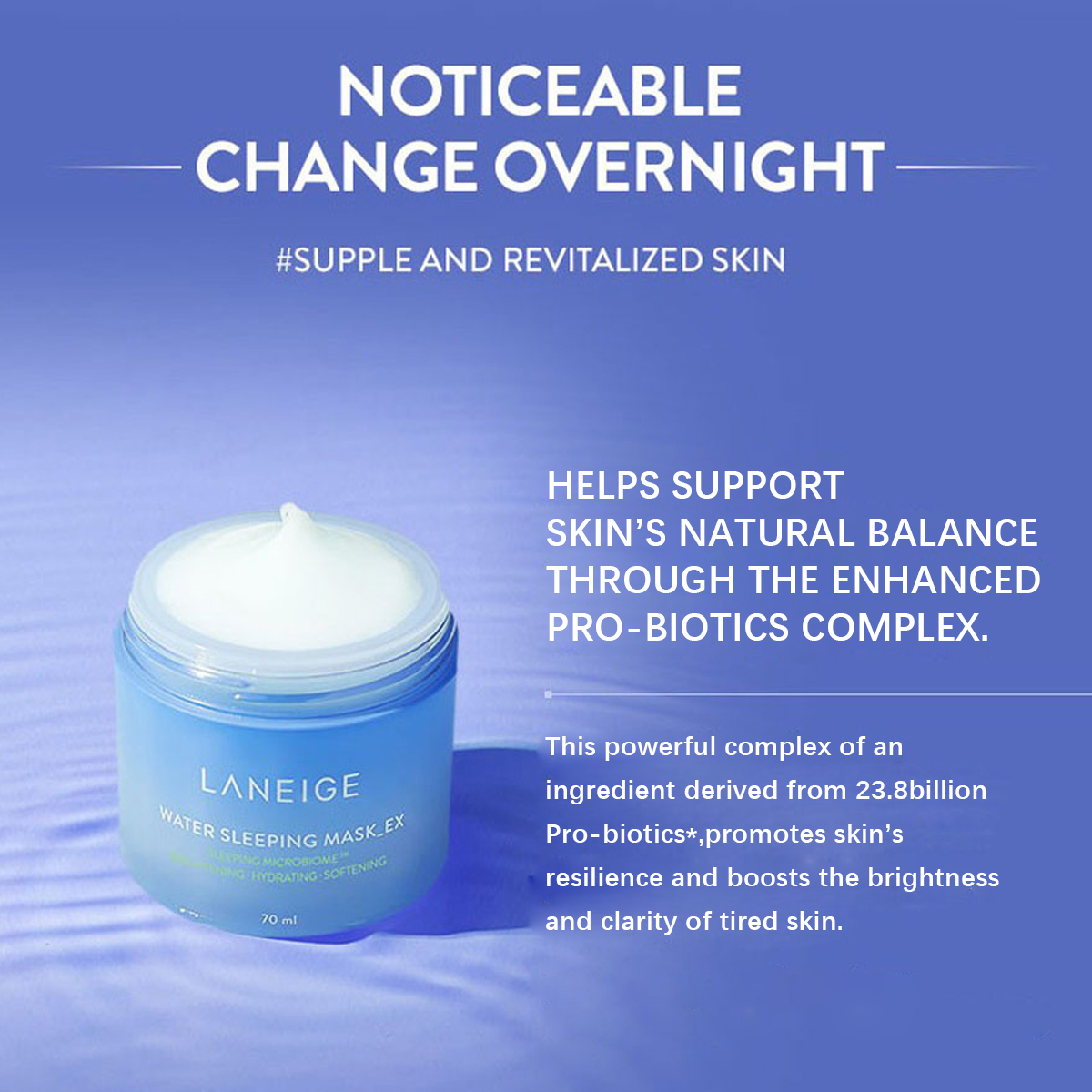 LANEIGE Water Sleeping Mask 70 - Luxury Skincare Mask のレビューと価格