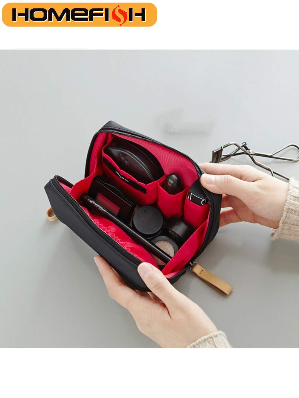 HOMEFISH Women Cosmetic Bag So - Luxury Skincare Samples のレビューと価格