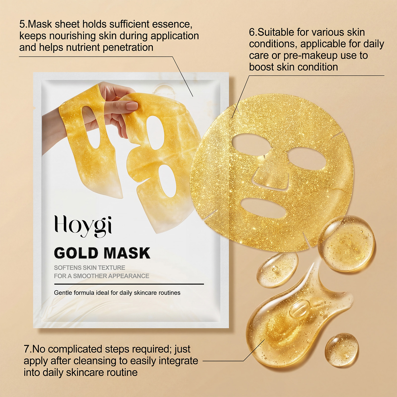24k Gold Face Mask Niacinamide - Luxury Skincare Line のレビューと価格
