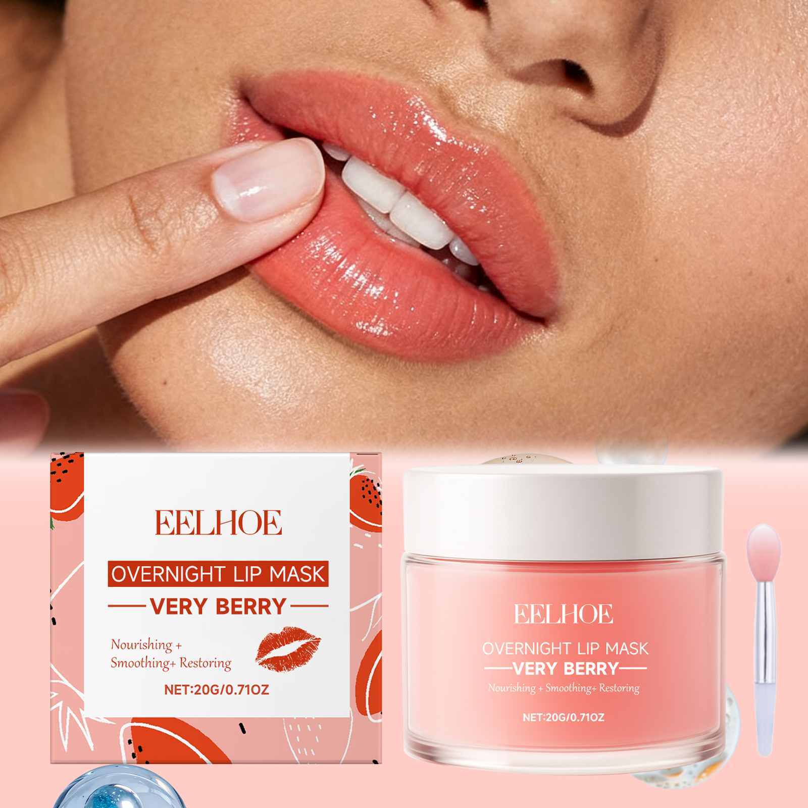 Lip Mask Berry Overnight Lip S - Luxury Skincare Mask のレビューと価格